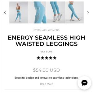 Seamless high waisted leggings